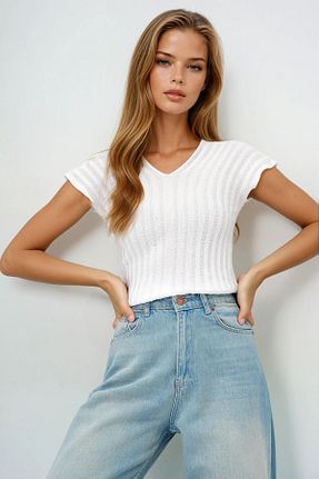بلوز رنگی زنانه Ajurlu VAGGON - کد 935126267