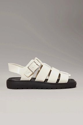 صندل رنگی زنانه پاشنه تخت Calvin Klein - کد 931217855