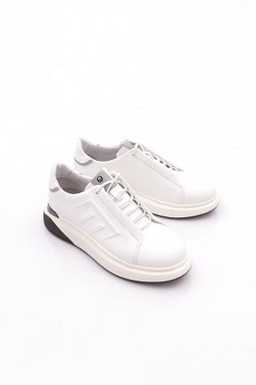 کفش کلاسیک سفید مردانه چرم خالص Pierre Cardin - کد 935147599