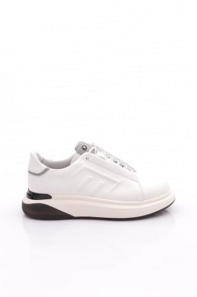 کفش کلاسیک سفید مردانه چرم خالص Pierre Cardin - کد 935147599