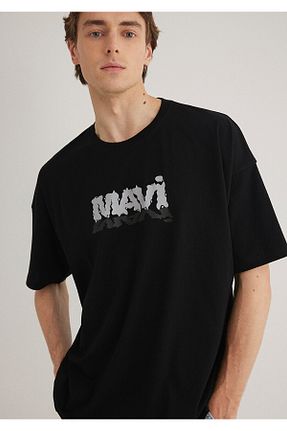 تیشرت طوسی مردانه یقه دوچرخه Mavi - کد 896904352
