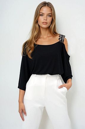 بلوز رنگی زنانه ساده VAGGON - کد 935131121