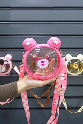 بطری آب و قمقمه صورتی M&B WATER BOTTLE - کد 874899951