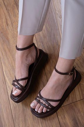 صندل رنگی زنانه چرم مصنوعی sovrana - کد 936587181