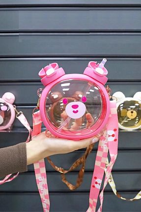 بطری آب و قمقمه صورتی M&B WATER BOTTLE - کد 874899951
