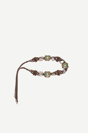 کمربند قهوه ای زنانه پلی استر Bershka - کد 923265033