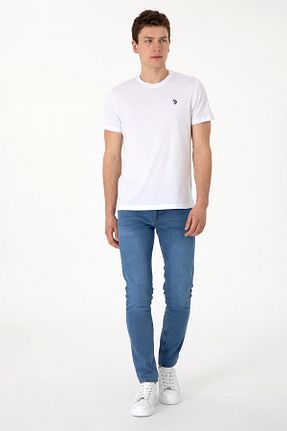 شلوار جین آبی مردانه پاچه تنگ U.S. Polo Assn. - کد 935438943