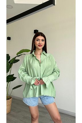 پیراهن سبز زنانه رگولار modadagiyim - کد 935438234
