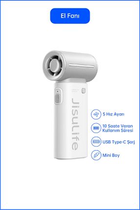 پنکه طوسی Mini Fan JISULIFE - کد 855751500