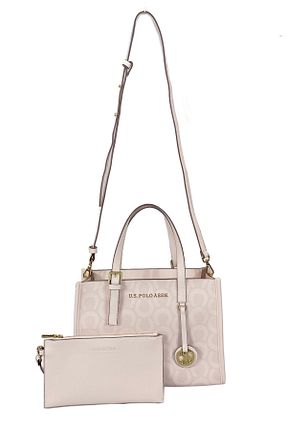کیف دوشی نباتی زنانه چرم مصنوعی U.S. Polo Assn. - کد 935269322