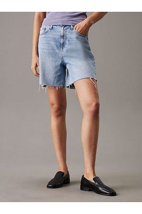 شلوارک و برمودا آبی زنانه جین CK Jeans - کد 935280723