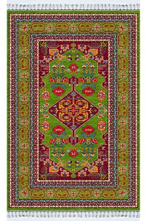 فرش رنگی قابل شستشو Rugs Modern Halı - کد 932861715