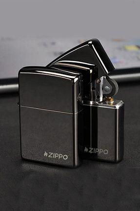 فندک بنزینی طوسی Zippo - کد 33658884