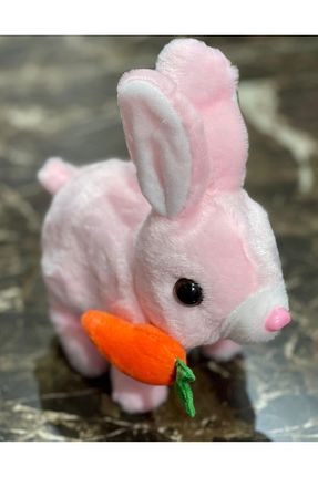 اسباب بازی مخملی صورتی بچه گانه 25 cm Genel Markalar - کد 804842001