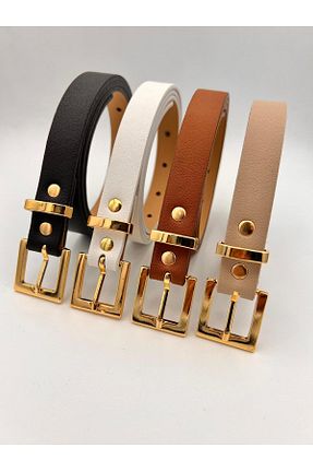 کمربند رنگی زنانه چرم مصنوعی NOİR LUXE - کد 935316732