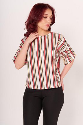 بلوز قرمز زنانه رگولار Villager&Son - کد 935314551