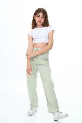 شلوار سبز بچه گانه کتان LANOVA - کد 936205520