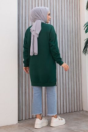 تونیک حجاب سبز زنانه پنبه پلی استر Bala Giyim - کد 898914528