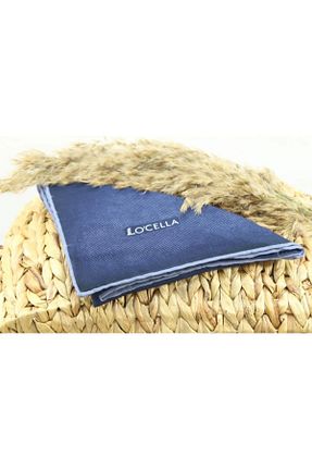 روسری آبی پلی استر locella - کد 935326324