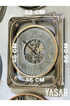 ساعت دیواری رنگی 53 x 67 YSR CONCEPT - کد 933999897