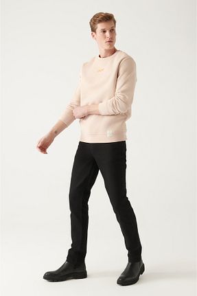 شلوار جین مشکی مردانه پاچه تنگ Avva - کد 736532916