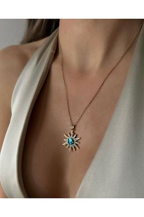 گردنبند استیل ( فولاد ) نباتی زنانه استیل ضد زنگ İNN JEWELLERY - کد 935367726