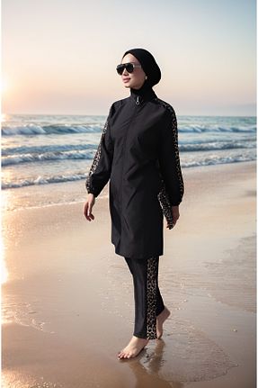 مایو حجاب مشکی زنانه ساده dilber fashion - کد 906529382