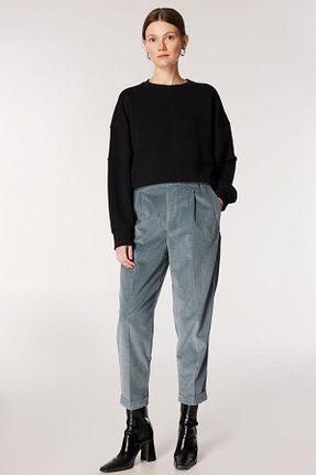 شلوار سبز زنانه مخمل United Colors of Benetton - کد 935380641