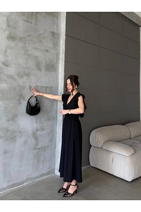 لباس مشکی زنانه بافت BALCOLLECTİON - کد 935384498
