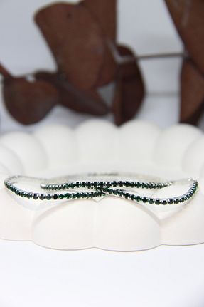دستبند استیل (فولاد) سبز زنانه استیل (فولاد) SOFT - کد 892260702