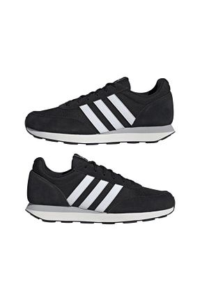 کفش اسنیکر مشکی مردانه بند دار adidas - کد 838683506
