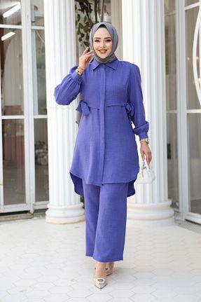 ست بالاتنه و پائین تنه حجاب رنگی زنانه رگولار N.S NEVA STYLE - کد 935452768