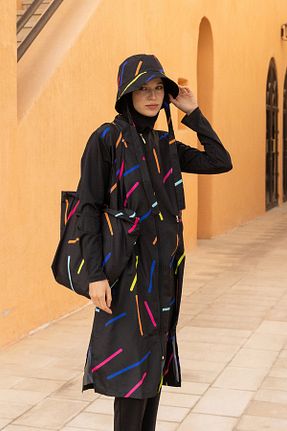 کلاه مشکی زنانه پلی استر Minel - کد 929664952