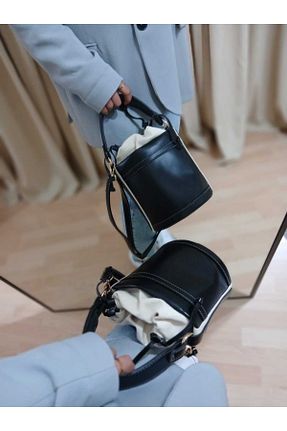 کیف دوشی مشکی زنانه چرم مصنوعی RUES - کد 935482817
