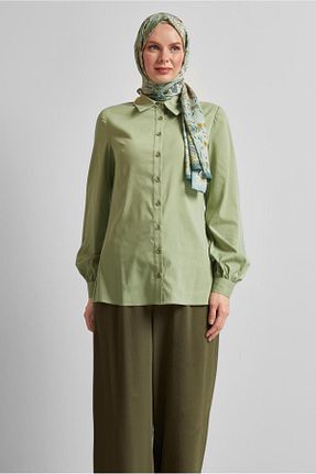 بلوز حجاب سبز زنانه رگولار Alvina - کد 935471346