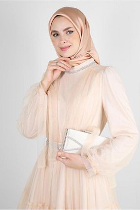 روسری صورتی پلی استر Alvina - کد 801205868