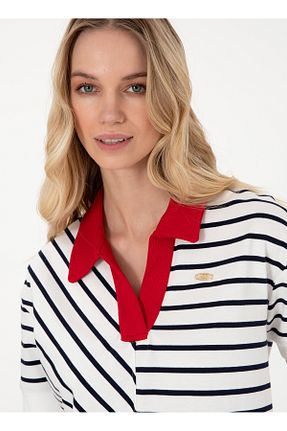 تیشرت سرمه ای زنانه یقه پولو U.S. Polo Assn. - کد 935473839