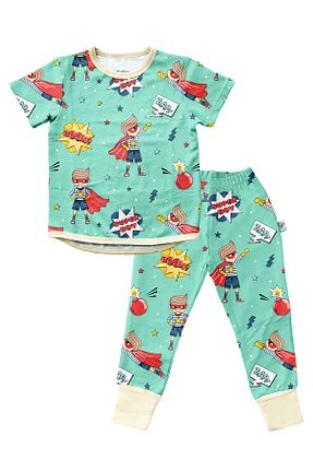 ست لباس راحتی آبی بچه گانه چاپی KidZee - کد 927798345