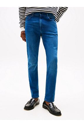 شلوار جین سرمه ای مردانه پاچه تنگ Tommy Hilfiger - کد 935491067