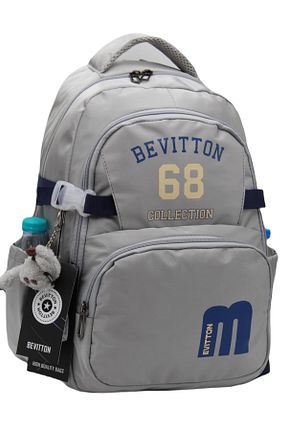 کیف مدرسه طوسی زنانه پارچه ای Bevitton - کد 822814360