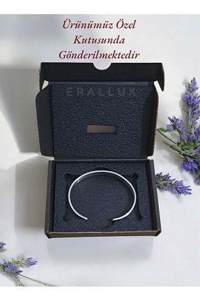 دستبند استیل (فولاد) زنانه استیل ضد زنگ ERALLUX - کد 891445444