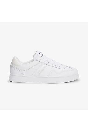 کفش اسنیکر سفید زنانه چرم اصل Tommy Hilfiger - کد 901396277