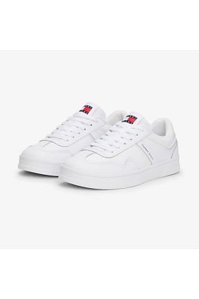 کفش اسنیکر سفید زنانه چرم اصل Tommy Hilfiger - کد 901396277