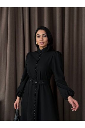 لباس مشکی زنانه بافتنی WellWay - کد 905025732