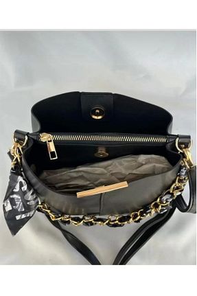 کیف دوشی مشکی زنانه چرم مصنوعی Modabag - کد 742230005
