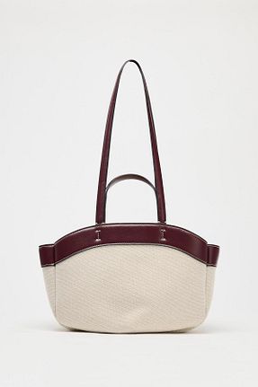 کیف دوشی نباتی زنانه Zara - کد 929039638