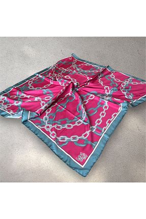 روسری آبی پلی استر Butik - کد 935644116
