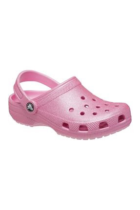 صندل صورتی بچه گانه پاشنه تخت Crocs - کد 935693303