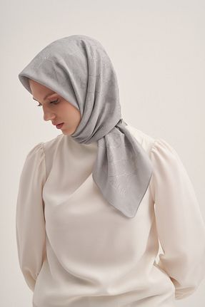 روسری سرمه ای پنبه پلی استر Aker - کد 888166113