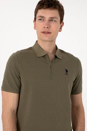 پولوشرت قهوه ای مردانه پلی استر U.S. Polo Assn. - کد 935721719
